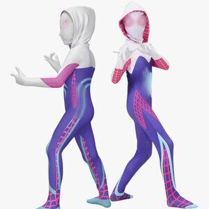 Girls Ghost Spider Gwen Halloween Costume